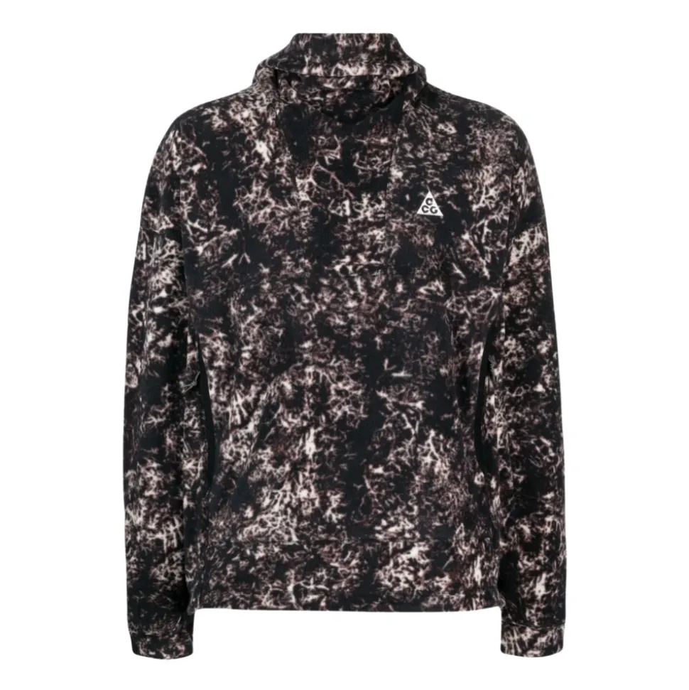 Abstract Print Hoodie