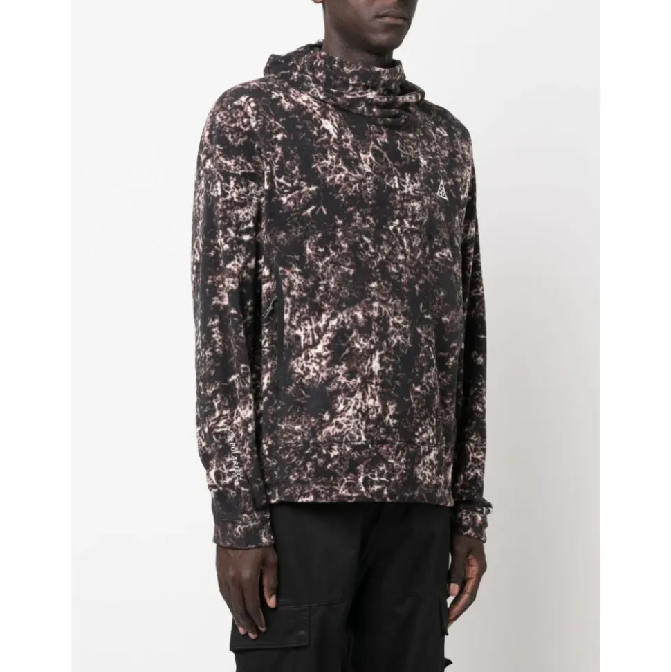 Abstract Print Hoodie