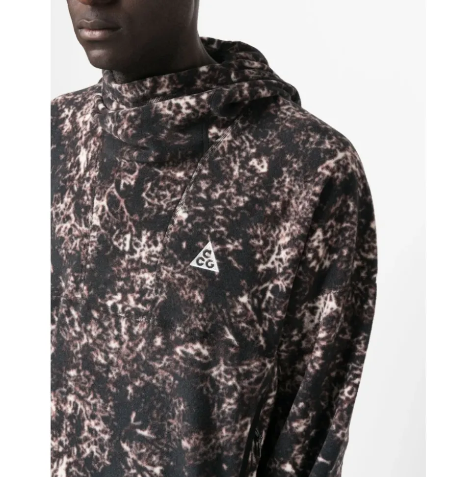 Abstract Print Hoodie