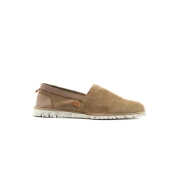 Amber Perforated Suede Slip-On