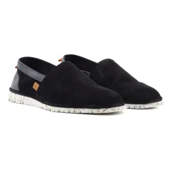 Amber Perforated Suede Slip-On