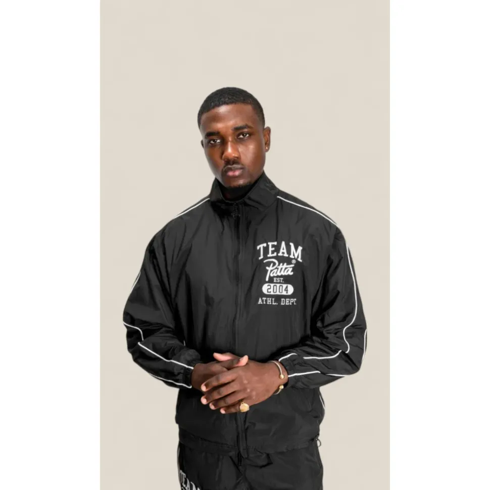 Athletic Nylon Track Jacket