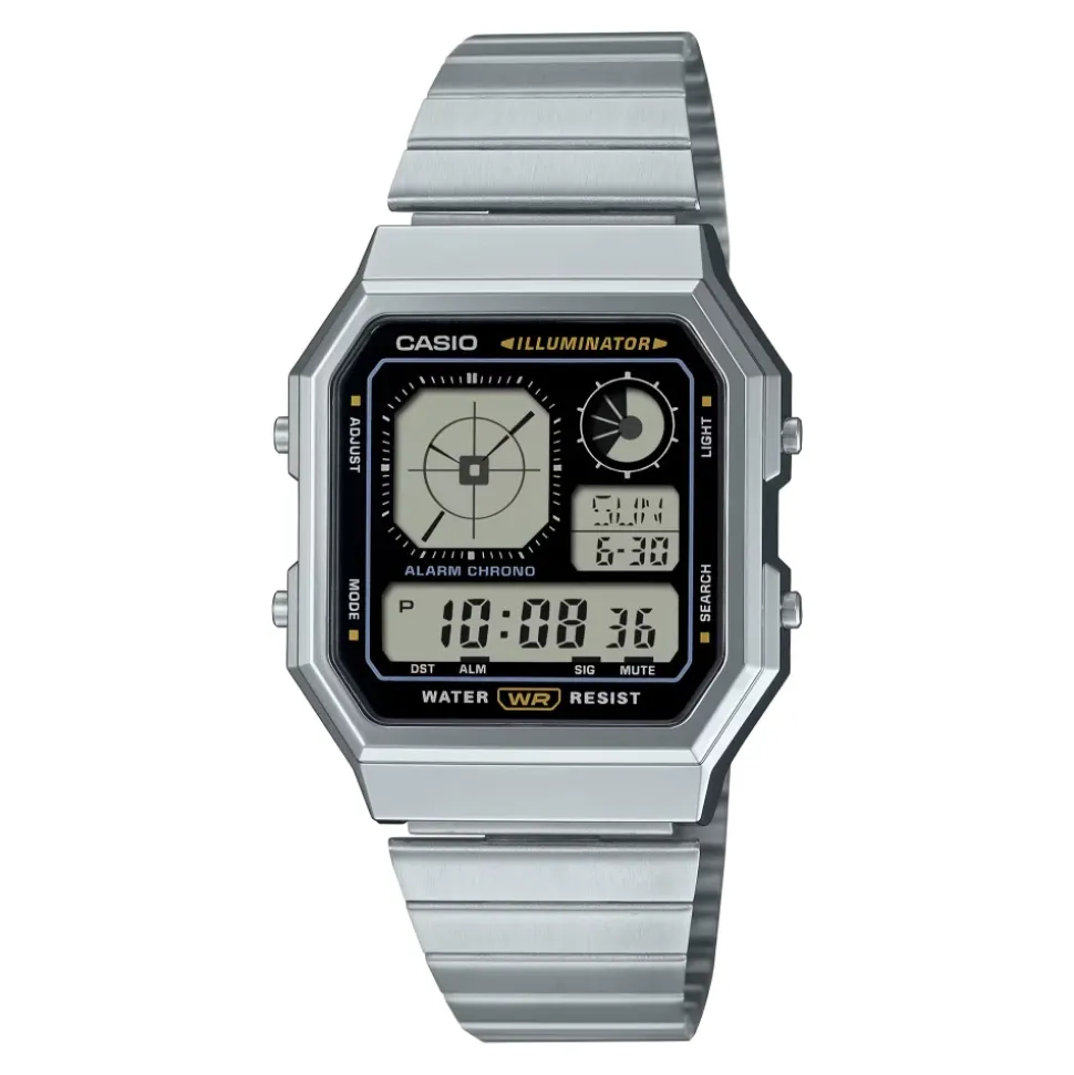 A130WE-1AEF Digitale Vintage Horloge
