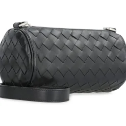 Barrel Leather crossbody tas