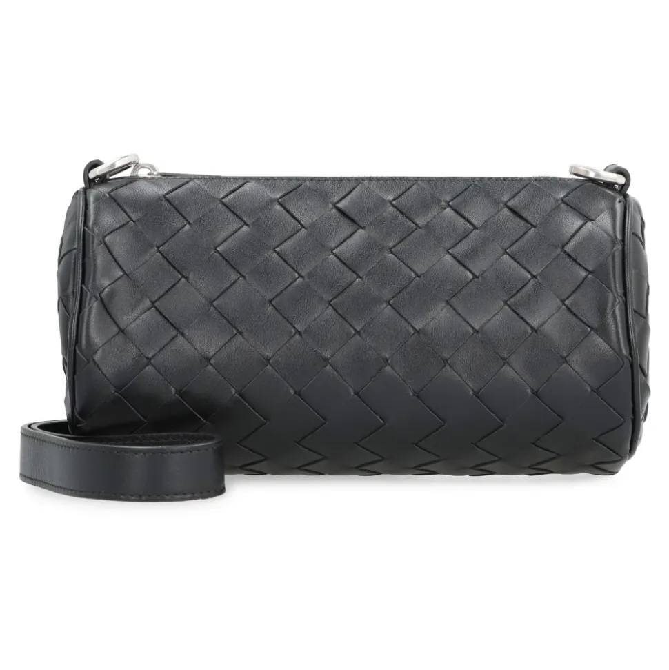 Barrel Leather crossbody tas