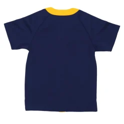 Basketbalshirt Donkerblauw/Geel