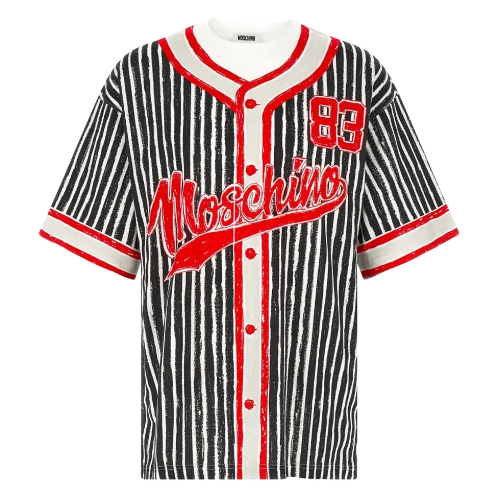 Bedrukt katoenen jersey T-shirt