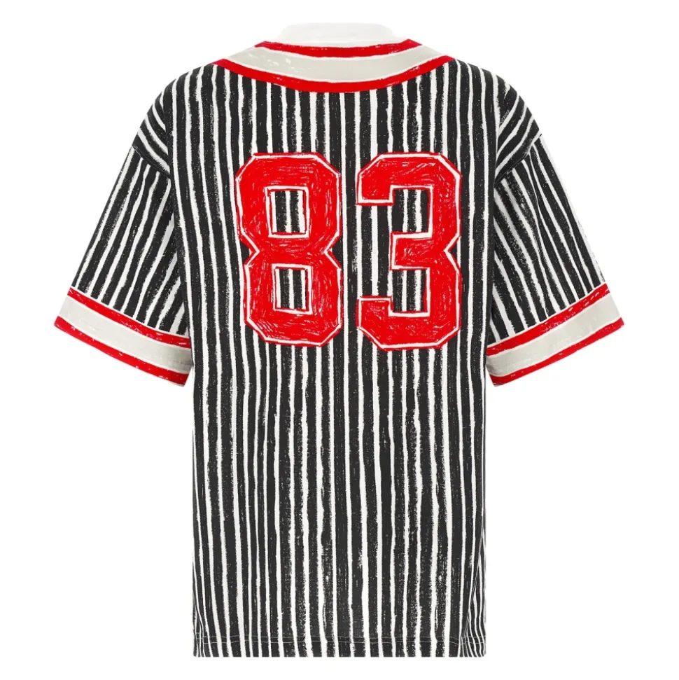 Bedrukt katoenen jersey T-shirt