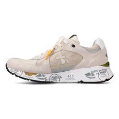 Beige Sneaker Mase Suède Leer