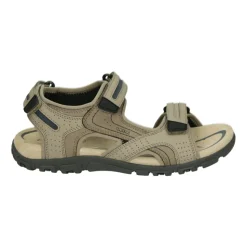 Beige Leren Sandalen