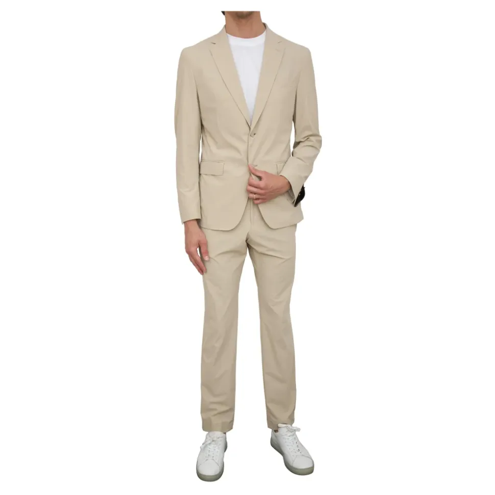 Beige Pak voor Heren