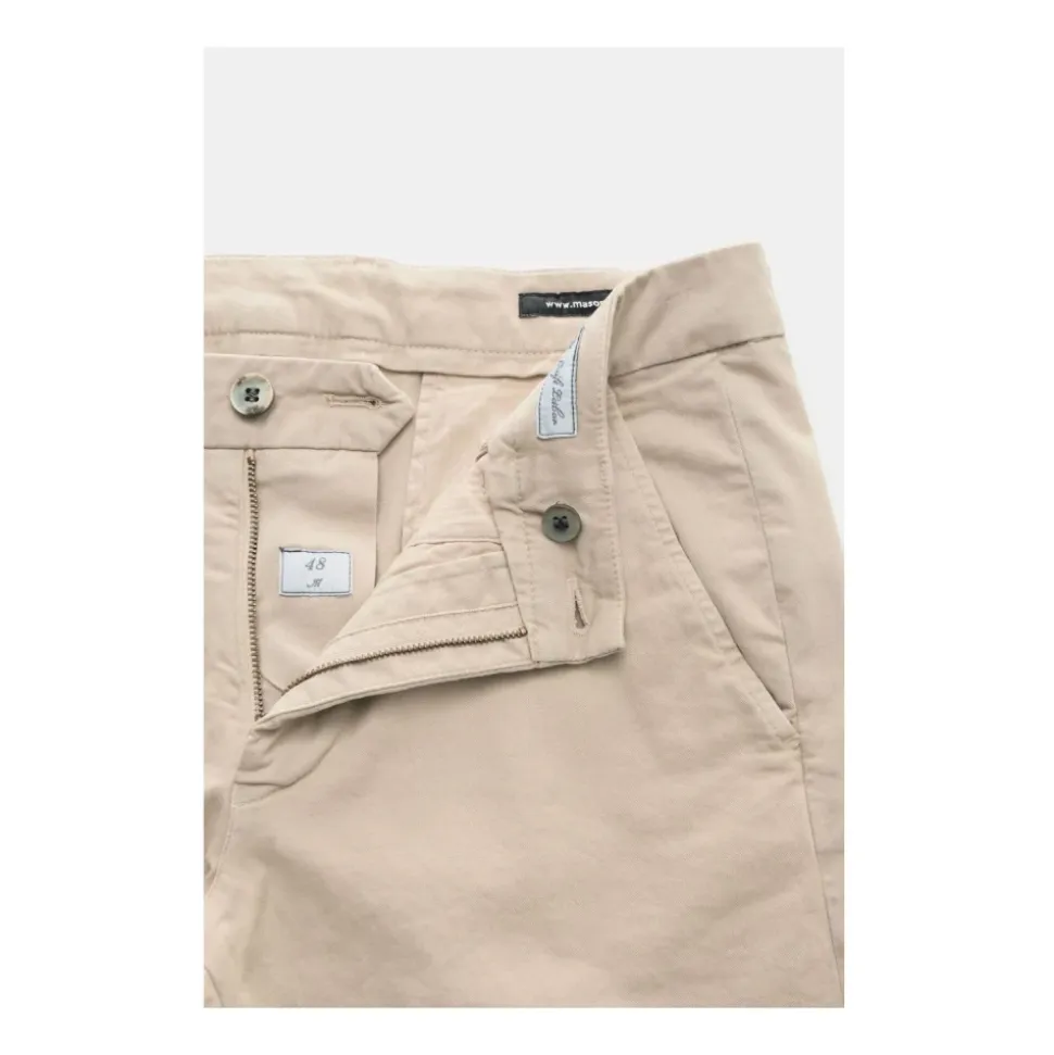 Beige Slim Fit Chino Broek Torino