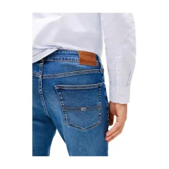 Blauwe Slim-Fit Geborduurde Jeans