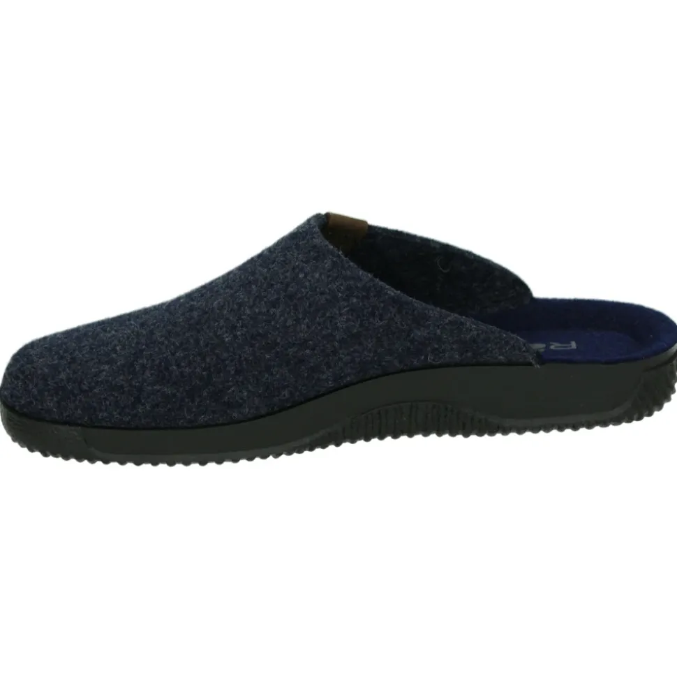 Blauwe Heren Pantoffels G Breedte