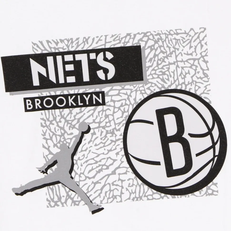 Brooklyn Nets Basketbal Tee Wit