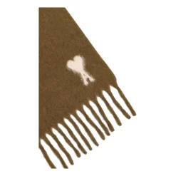 Bruine Alpaca Blend Franje Sjaal