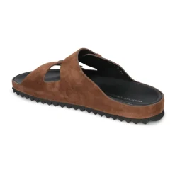 Bruine Sandalen met Dubbele Gespen