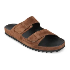 Bruine Sandalen met Dubbele Gespen