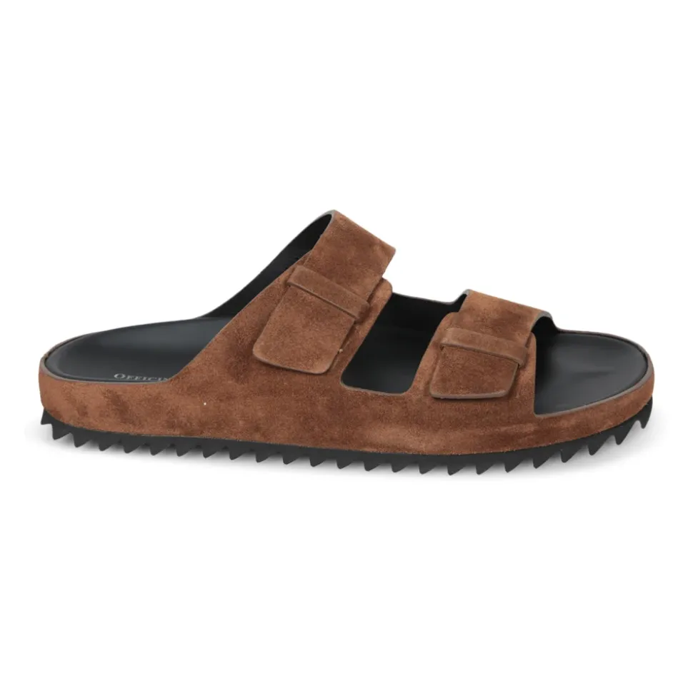Bruine Sandalen met Dubbele Gespen
