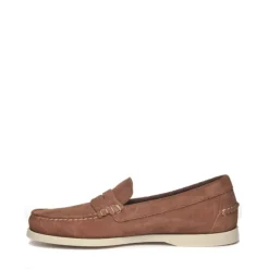 Bruine Suède Loafer Schoen