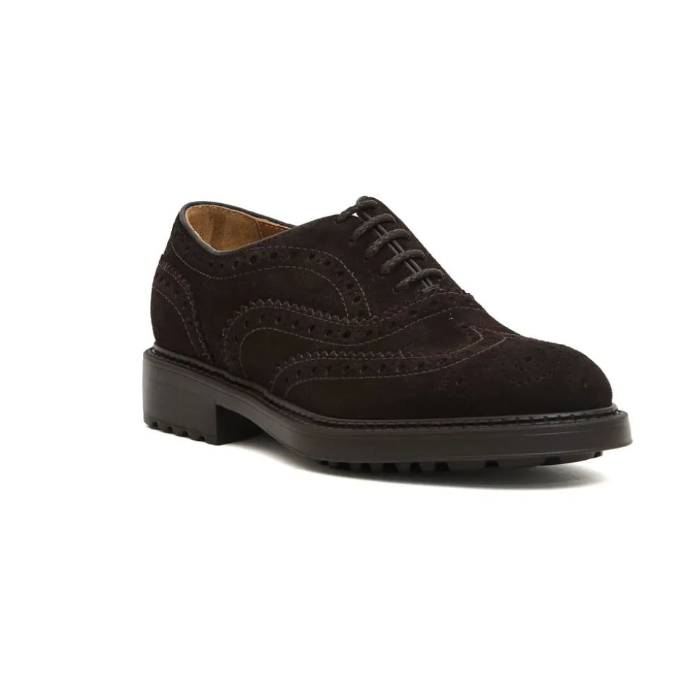 Bruine Suède Zwaluwstaart Oxford Schoenen