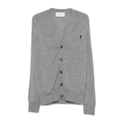 Button V-neck Cardigan