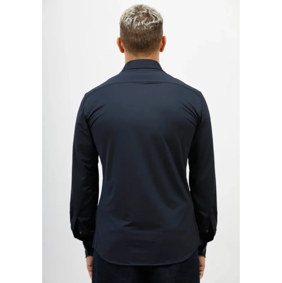 Camicia Rossini Radical Fit overhemd van technische stof, strijkvrij