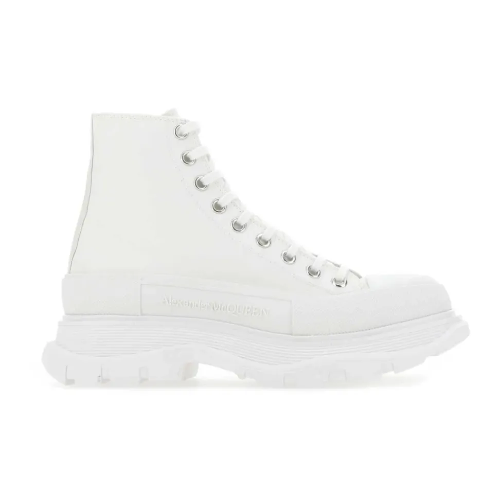 Canvas Sack Sneakers in Wit