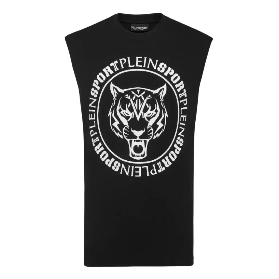 Carbon Tiger Mouwloos T-Shirt