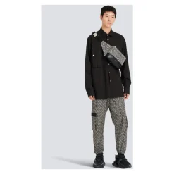 Cargo broek met monogram