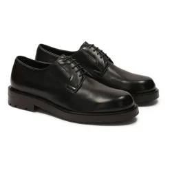 Casual zwarte derby halfschoenen
