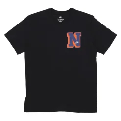 Casual Crew Neck Zwarte Tee