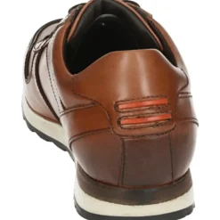 Casual Leren Schoenen Cognac Kleur