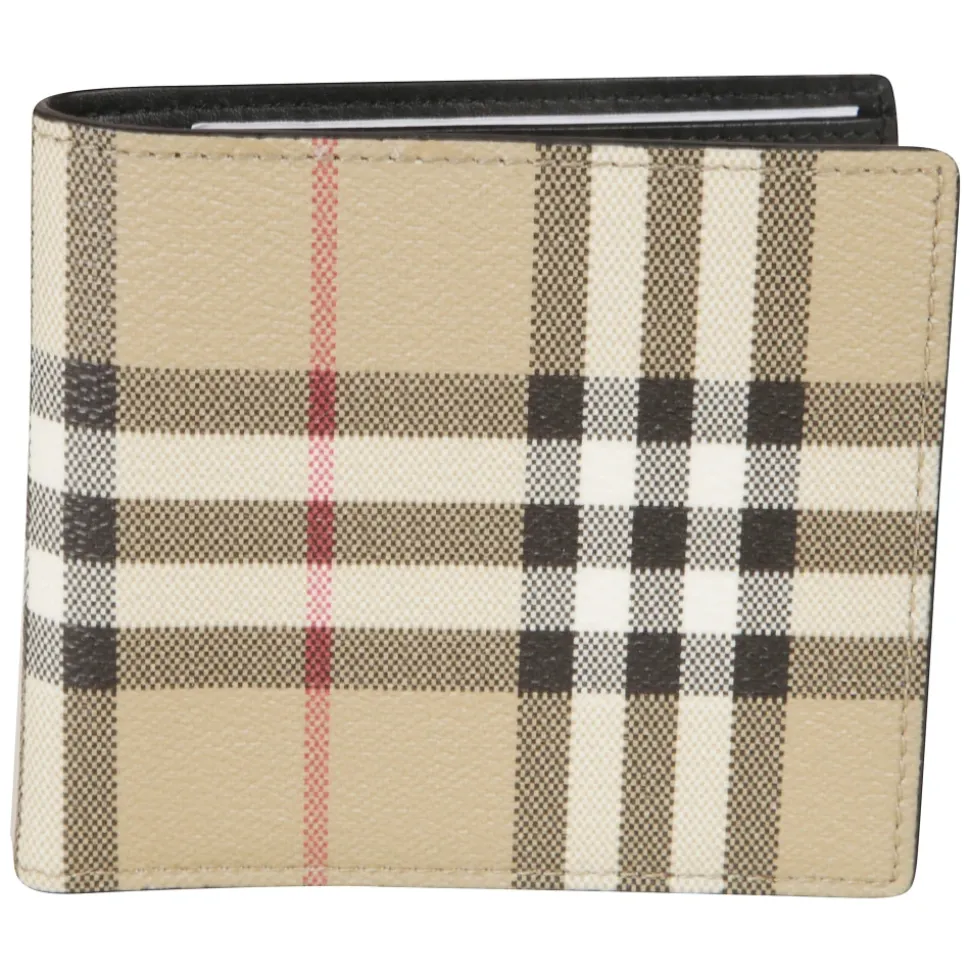 Check Bifold Portemonnee
