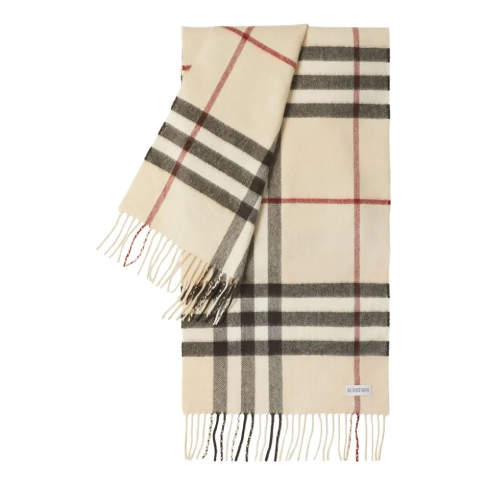 Check Cashmere Sjaal