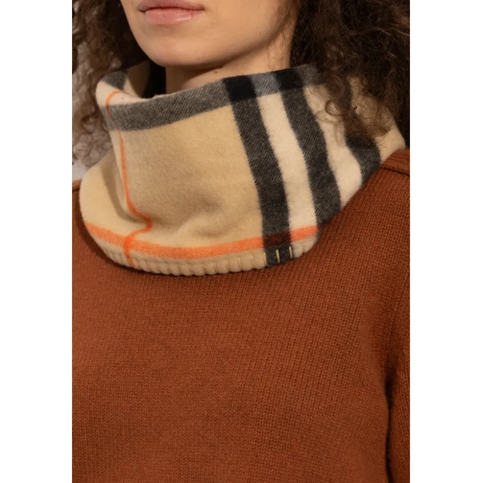 Check Cashmere Snood