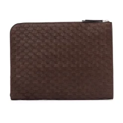 Chevrette Geweven Documenten Pouch