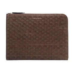 Chevrette Geweven Documenten Pouch