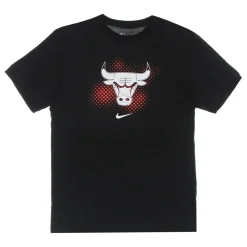 Chicago Bulls Logo Tee Zwart T-Shirt