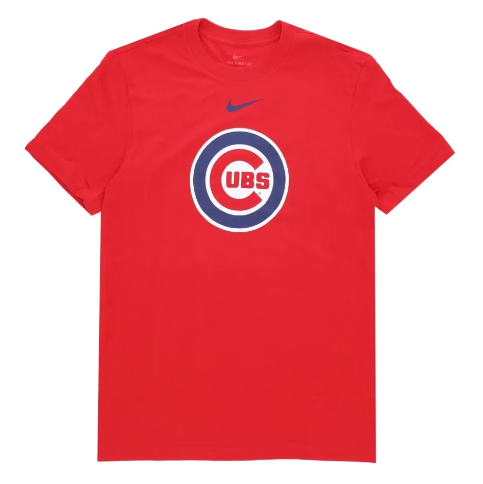 Chicago Cubs Logo Tee Rood