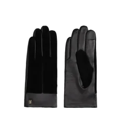 Chic Suede Back Leren Handschoenen