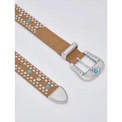 Cintura con borchie smaltate