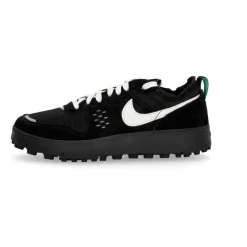 City Zwarte Sneakers met Groene Accenten