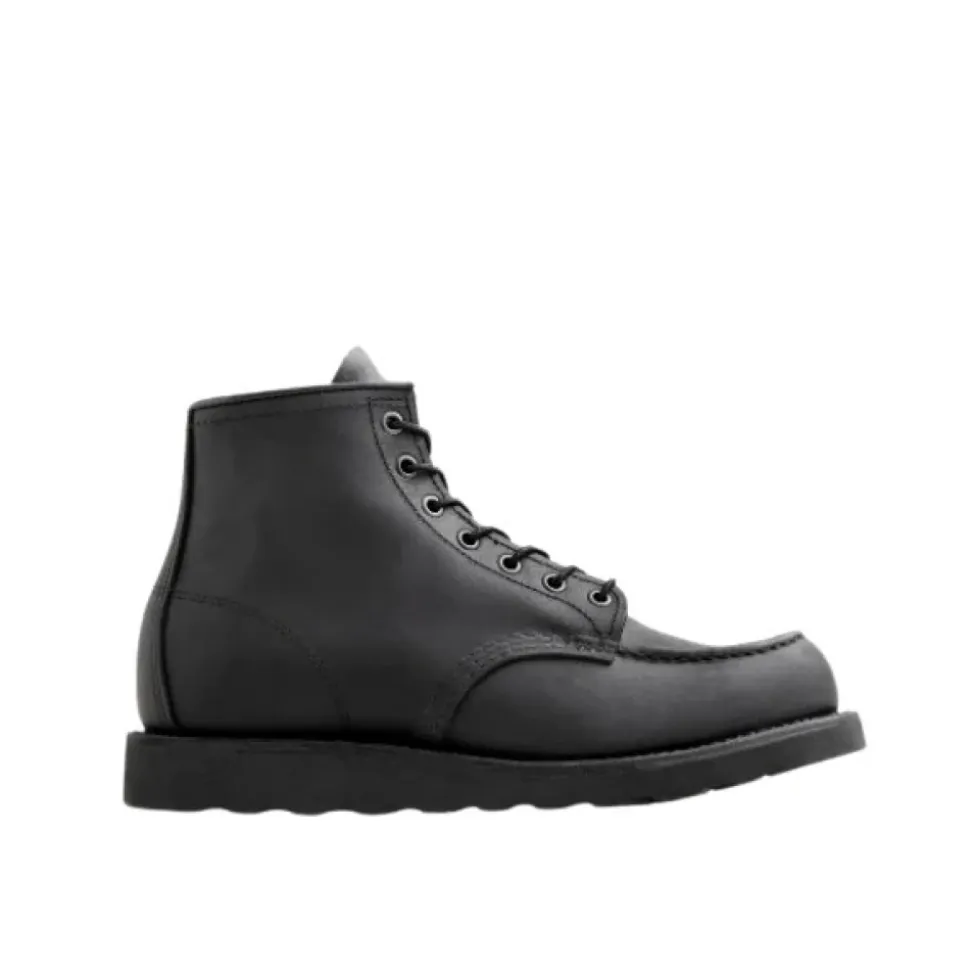 Classic Moc Zwarte Leren Laars