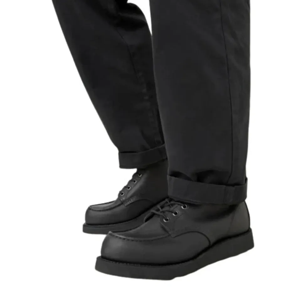Classic Moc Zwarte Leren Laars