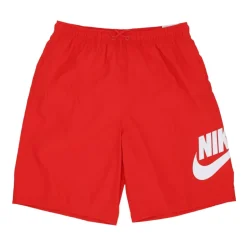 Club Geweven Shorts Rood/Wit