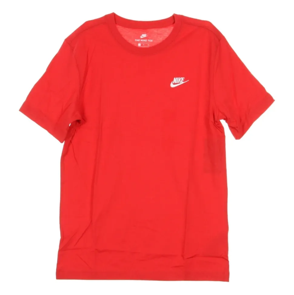 Club Tee Rood/Wit T-shirt met korte mouwen