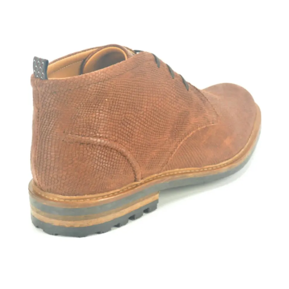 Cognac Print Veterlaarzen