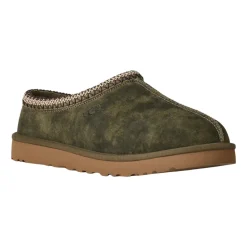 Comfortabele Suède Pantoffels in Burnt Olive