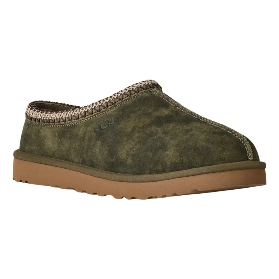 Comfortabele Suède Pantoffels in Burnt Olive